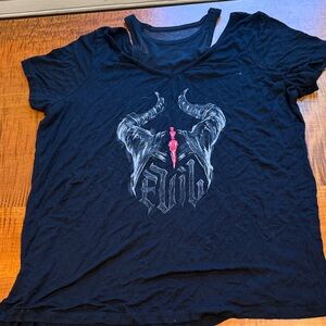 Black Graphic Short Sleeve Tee